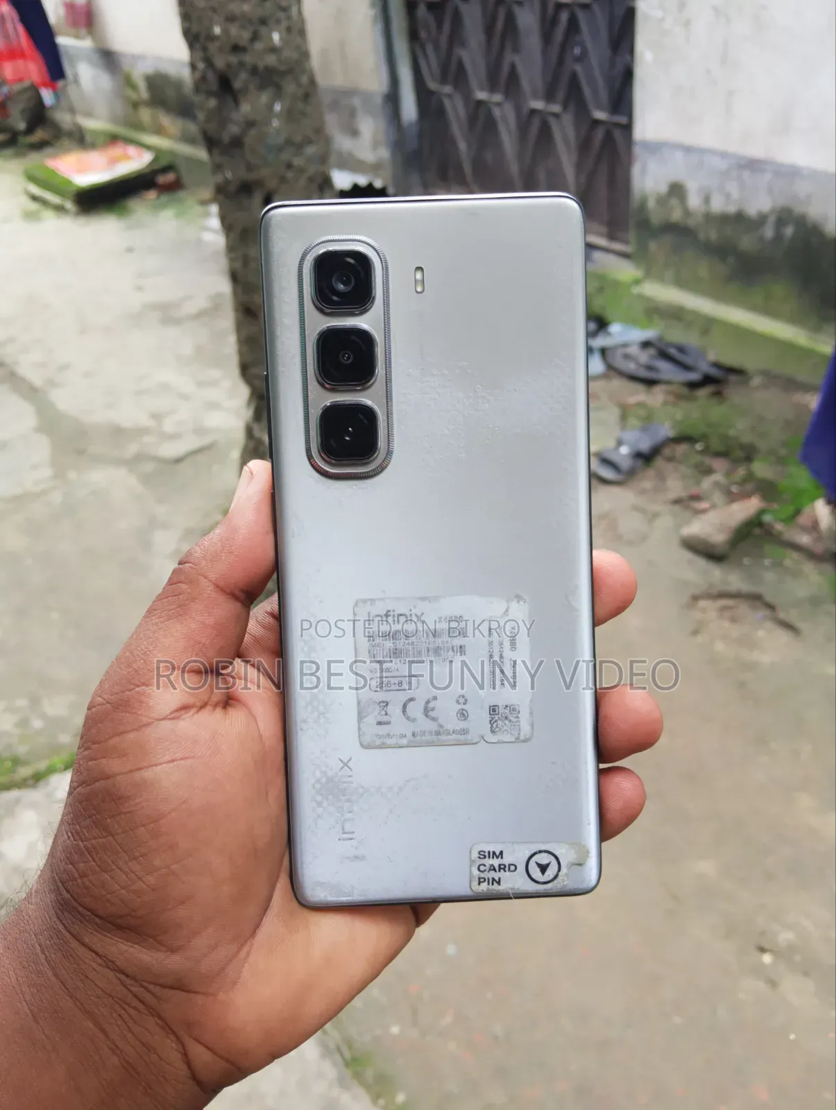 ইনফিনিক্স হট ৫০ প্রো প্লাস ৪জি ২৫৬ জিবি গ্রে