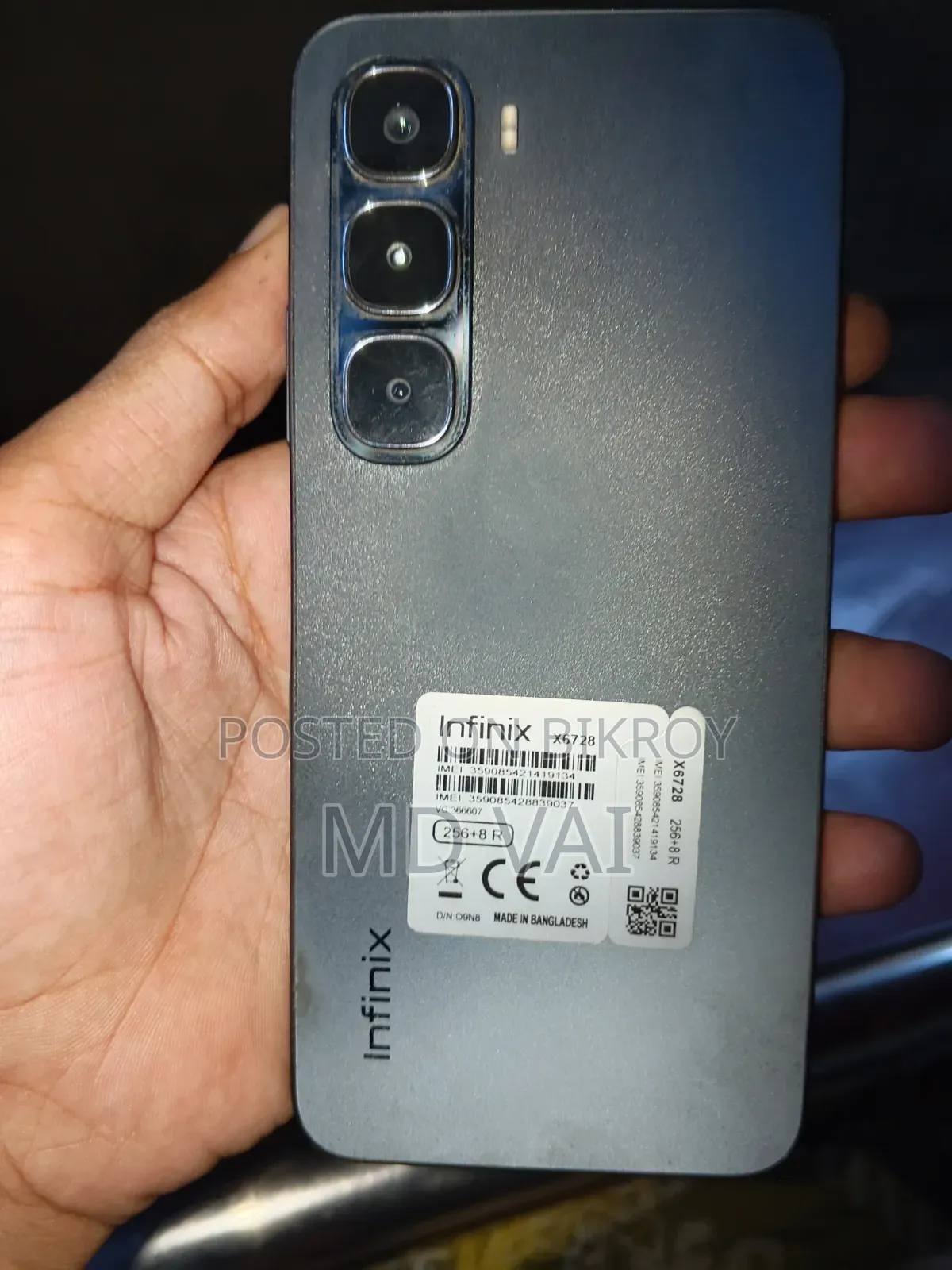 ইনফিনিক্স হট ৬০আই ২৫৬ জিবি ব্ল্যাক