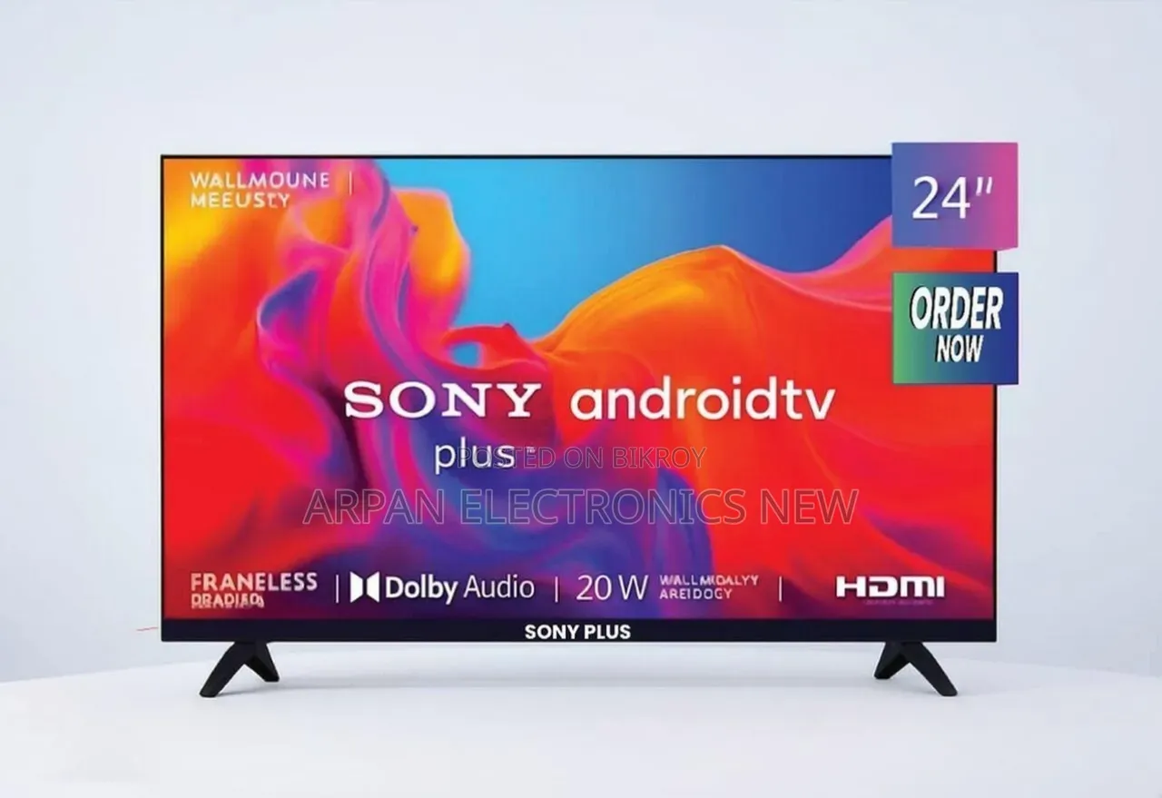 5 Years Guaranty 24 Inch Smart Android HD Ready Supported LED TV