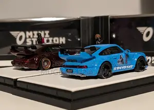 Mini Station 1:64 Porsche RWB 996 Hideyoshi Blue