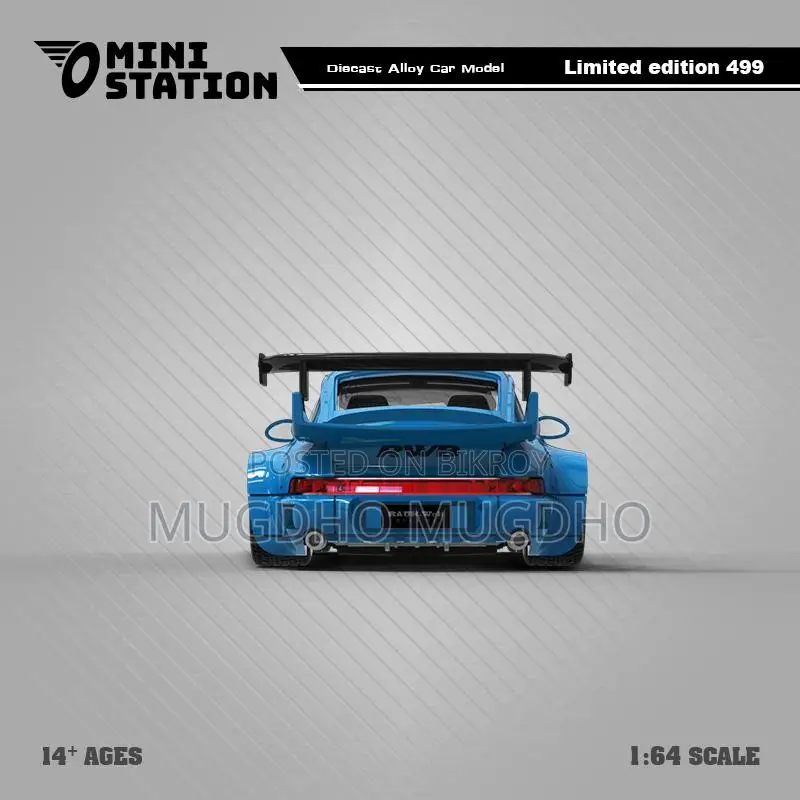 Mini Station 1:64 Porsche RWB 996 Hideyoshi Blue
