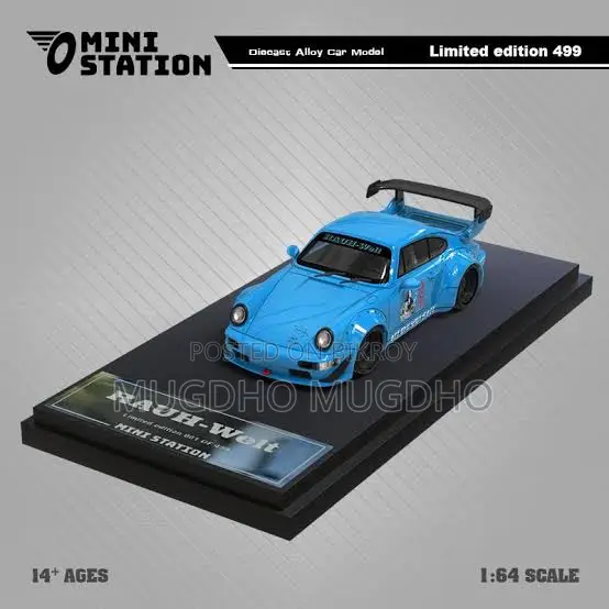Mini Station 1:64 Porsche RWB 996 Hideyoshi Blue