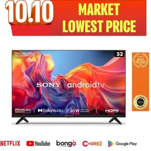 5 Year Guaranty Smart TV Double Glass 32'' Android LED