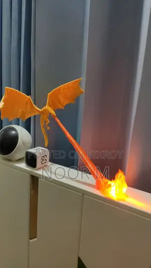 3D Printed Fire-Breathing Dragon Lamp