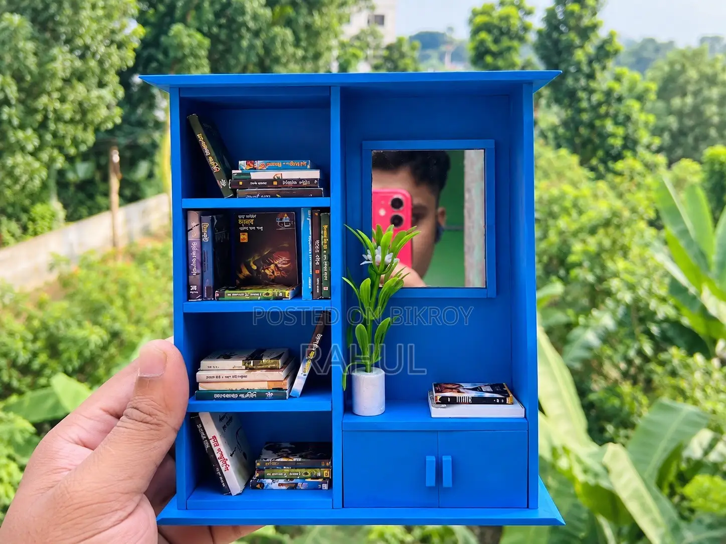 সুন্দর এবং স্টাইলিশ মিনি বুকশেলফ - হোম ডেকোরের জন্য নিখুঁত