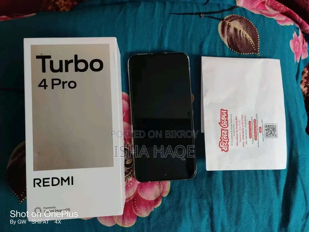 Xiaomi Redmi Turbo 4 Pro 256 GB Black