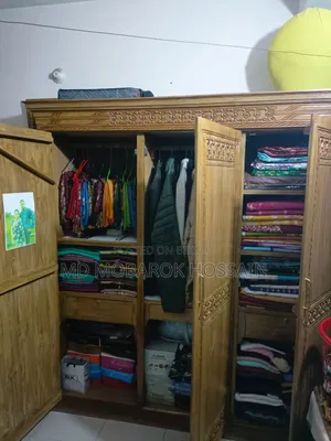3 Part Wood Almari