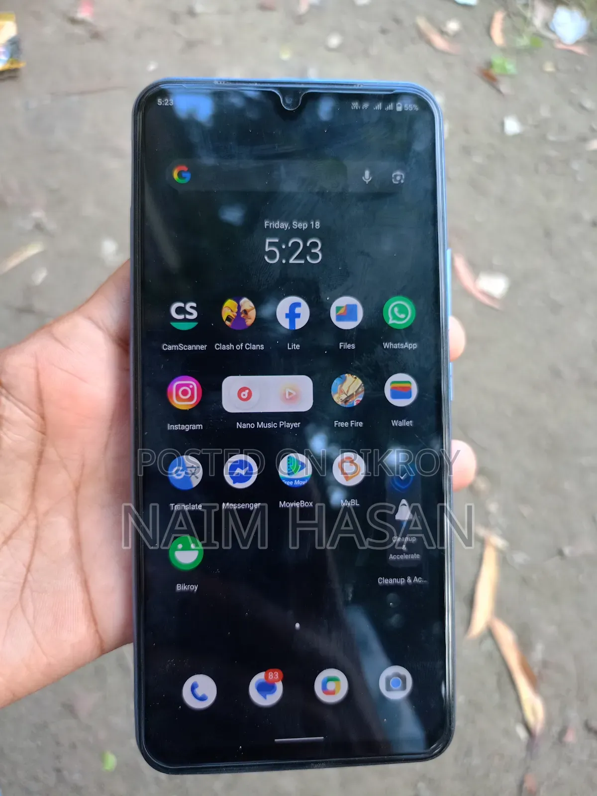 Vivo V21e 128 GB Blue