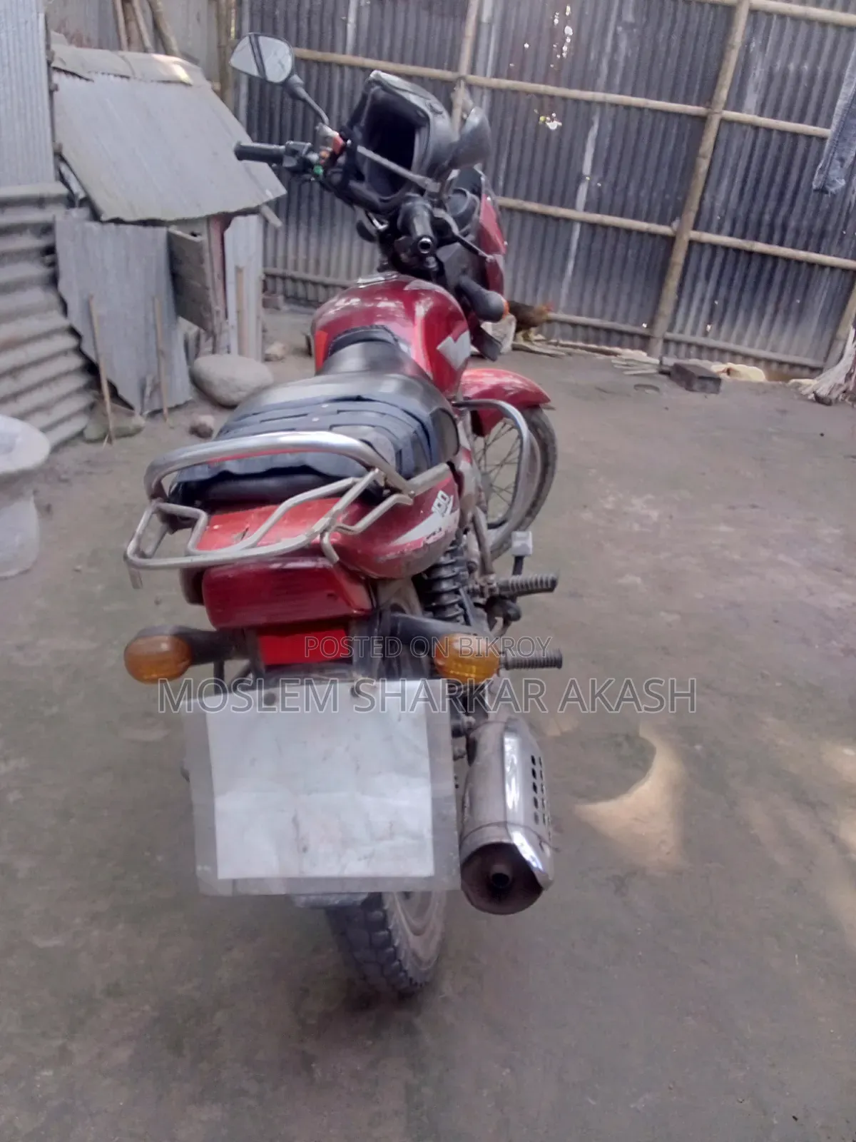 Bajaj CT 100 2017 Red