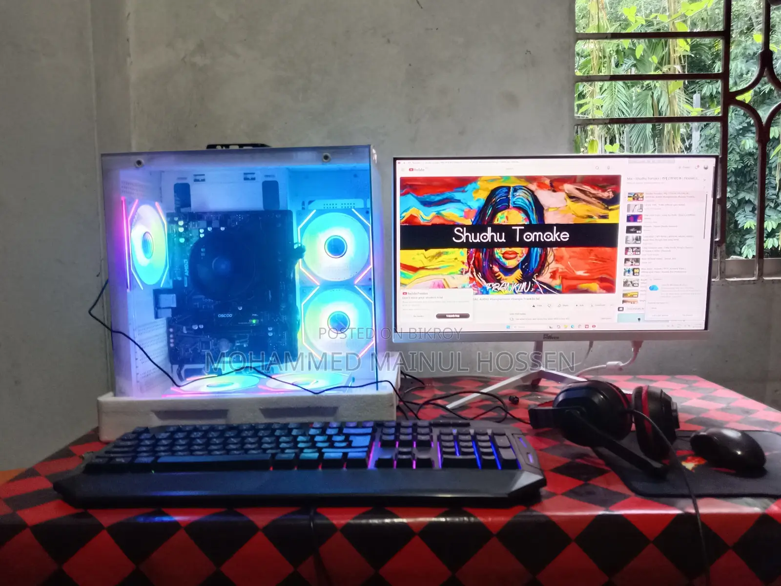 ডেস্কটপ কম্পিউটার 8GB এএমডি রাইজেন 5 এসএসডি 1টি