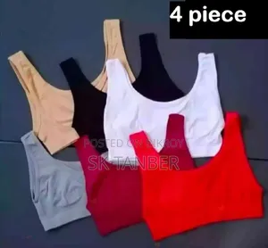 4 Pieces Semis Bra Genji for Womens and Girls
