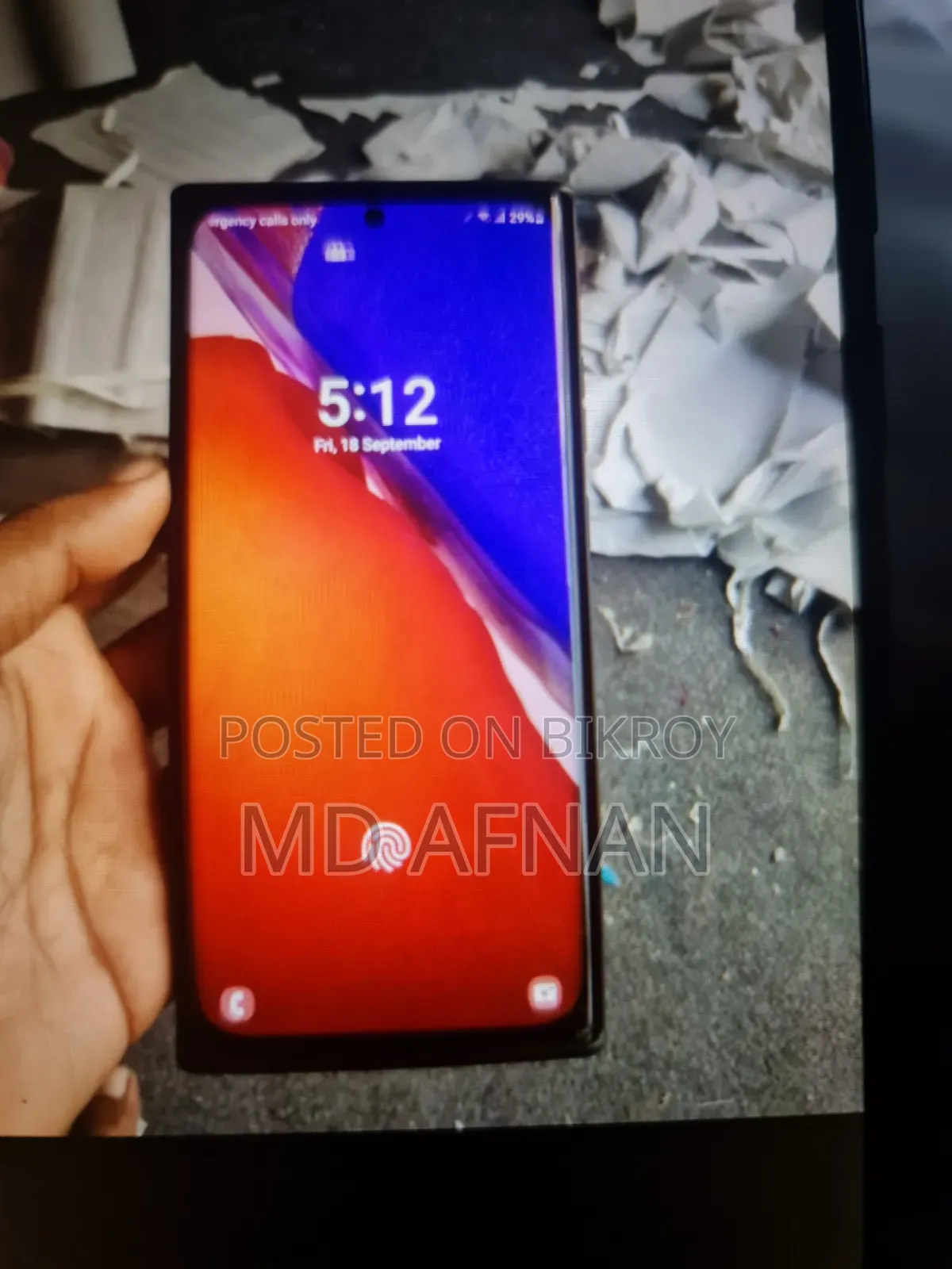 Samsung Galaxy Note 20 Ultra 5G 256 GB Black