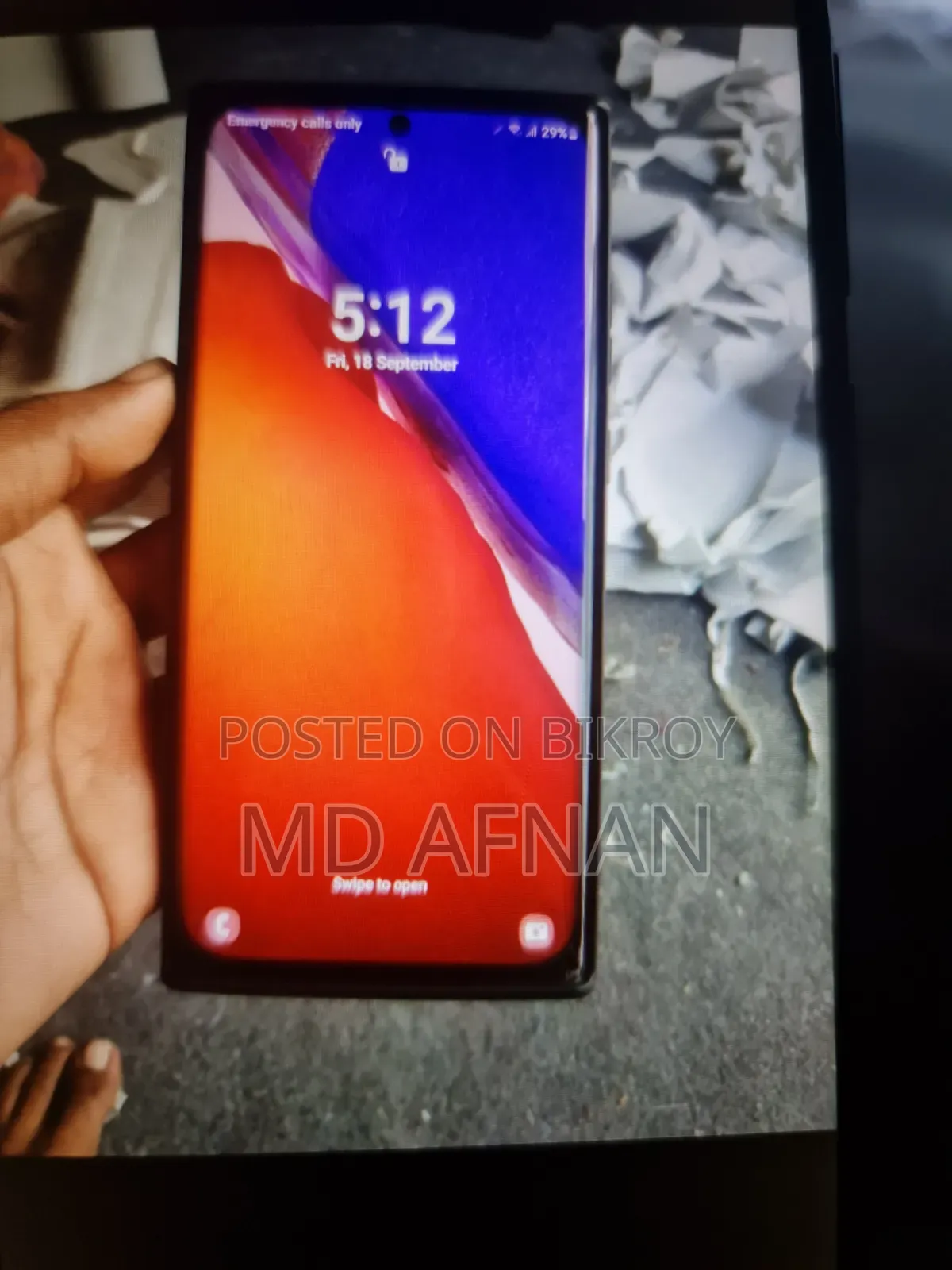 Samsung Galaxy Note 20 Ultra 5G 256 GB Black