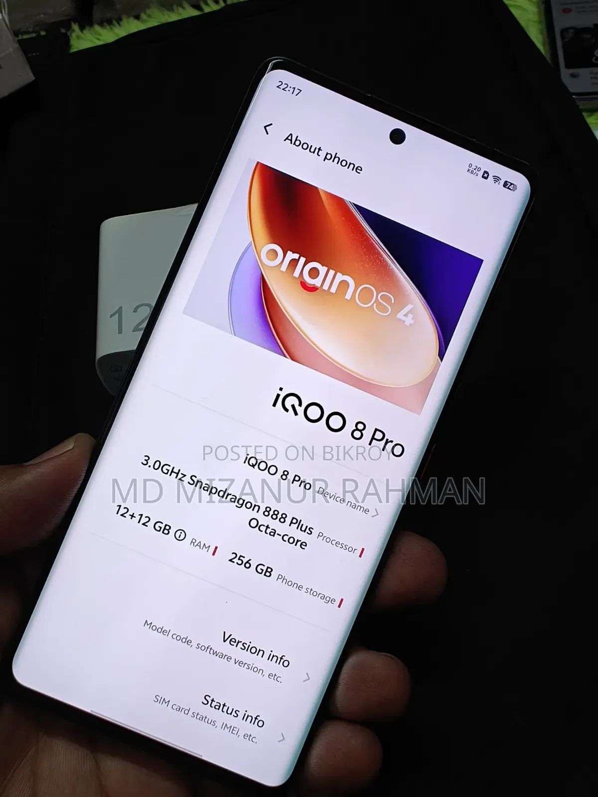 iQOO 256 GB Black