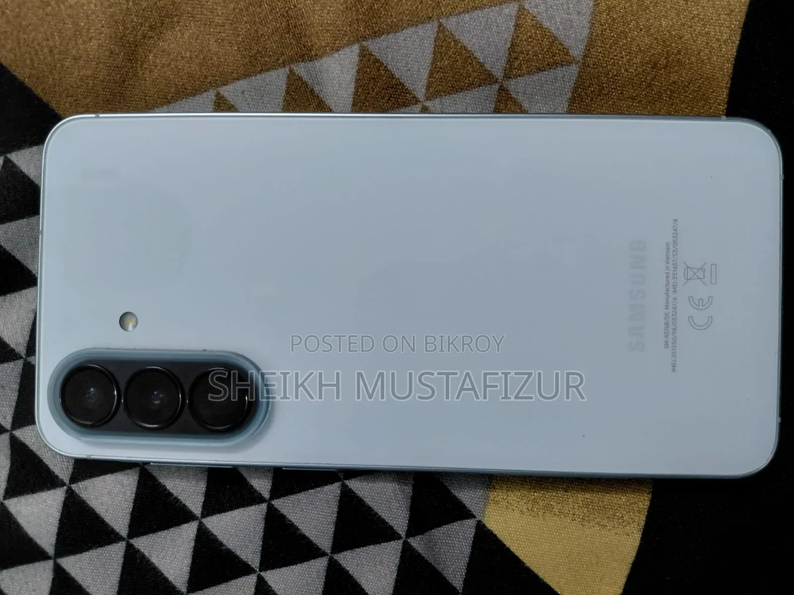 স্যামসাং গ্যালাক্সি এ৫৭ ১২৮ জিবি নীল
