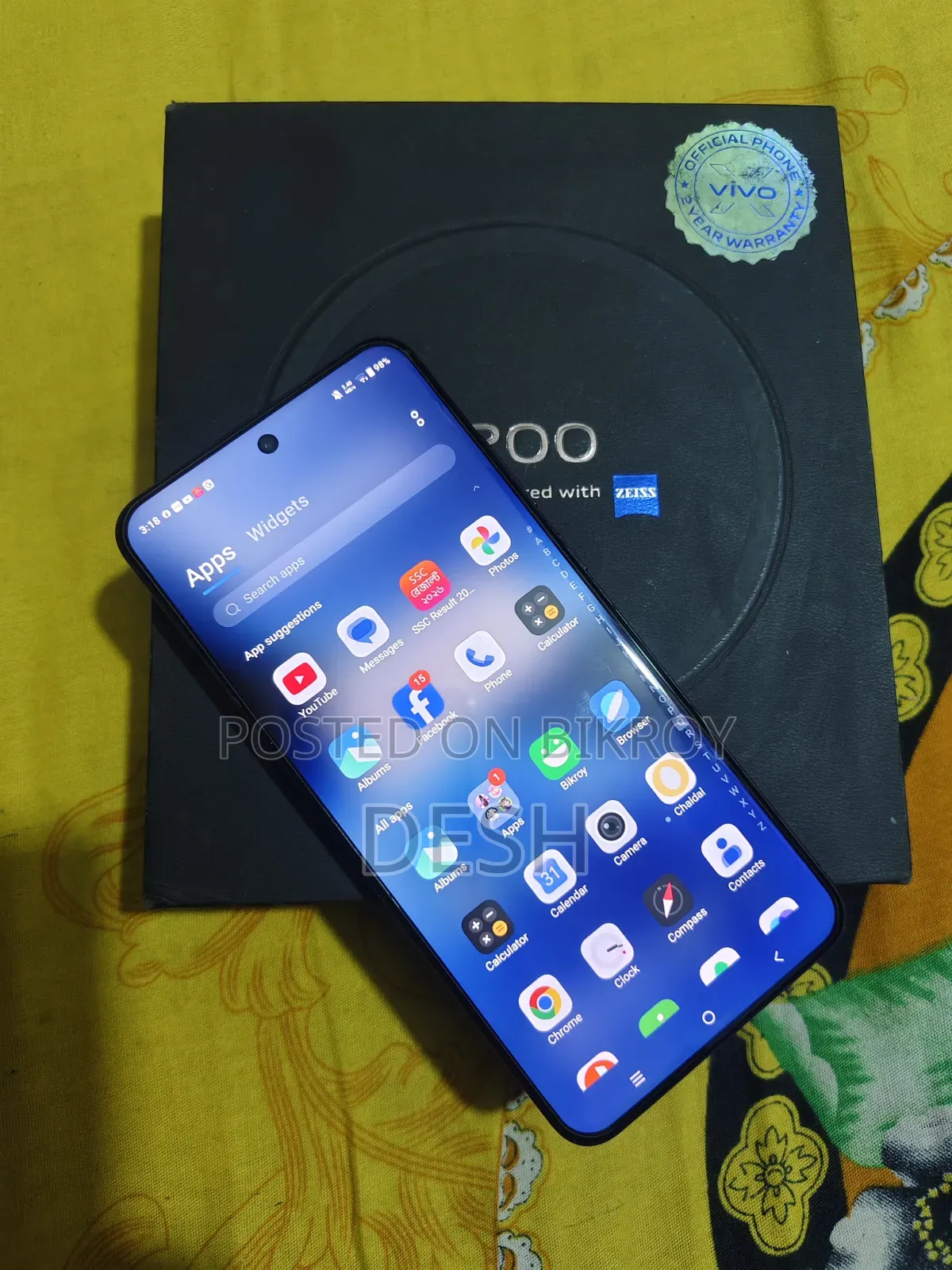 ভিভো এক্স২০০ ৫১২ জিবি কালো