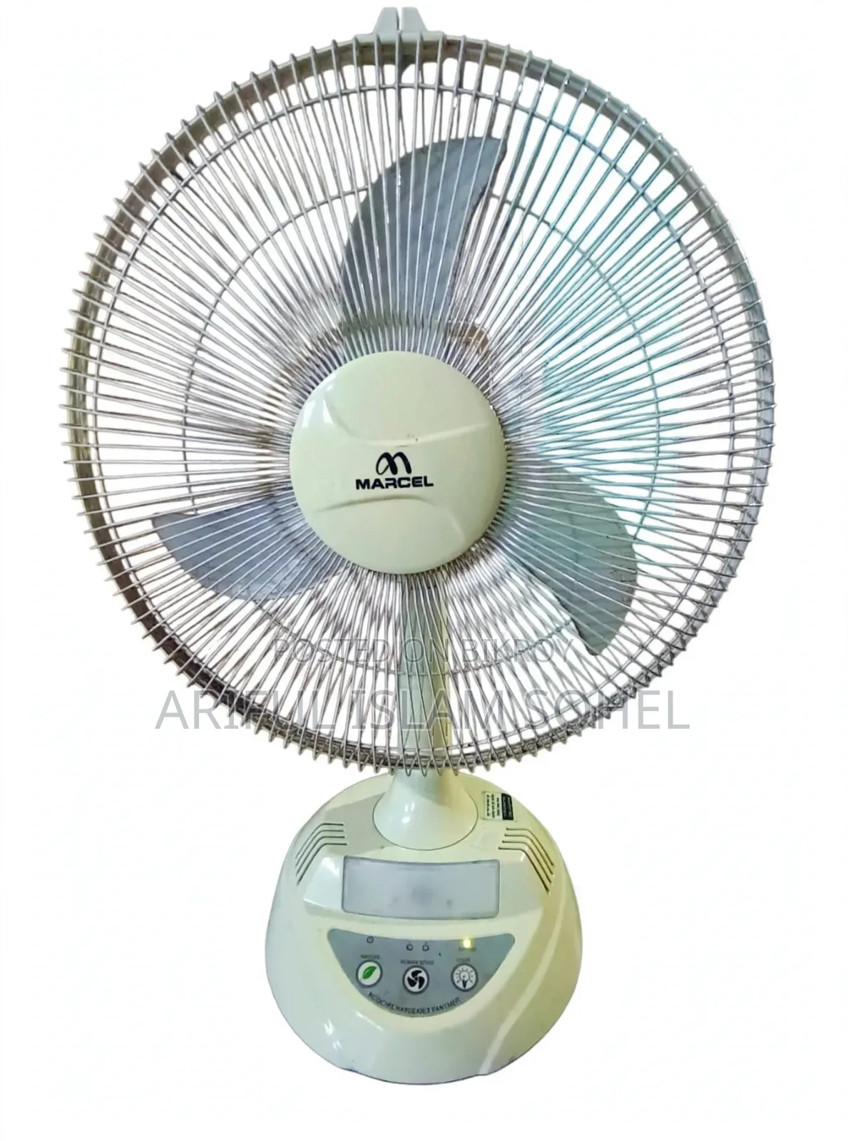 মার্সেল ১৮ ইঞ্চি রিচার্জেবল টেবিল ফ্যান