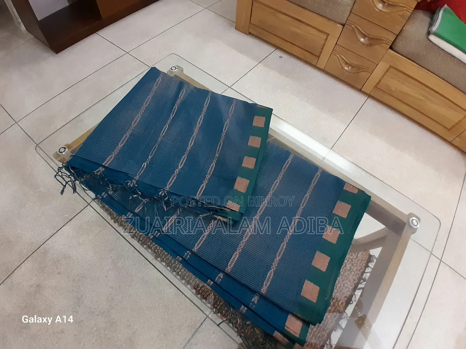 Sarees White-Handbloom, Sea Green-Tangail, Purple-, White-Yellowish