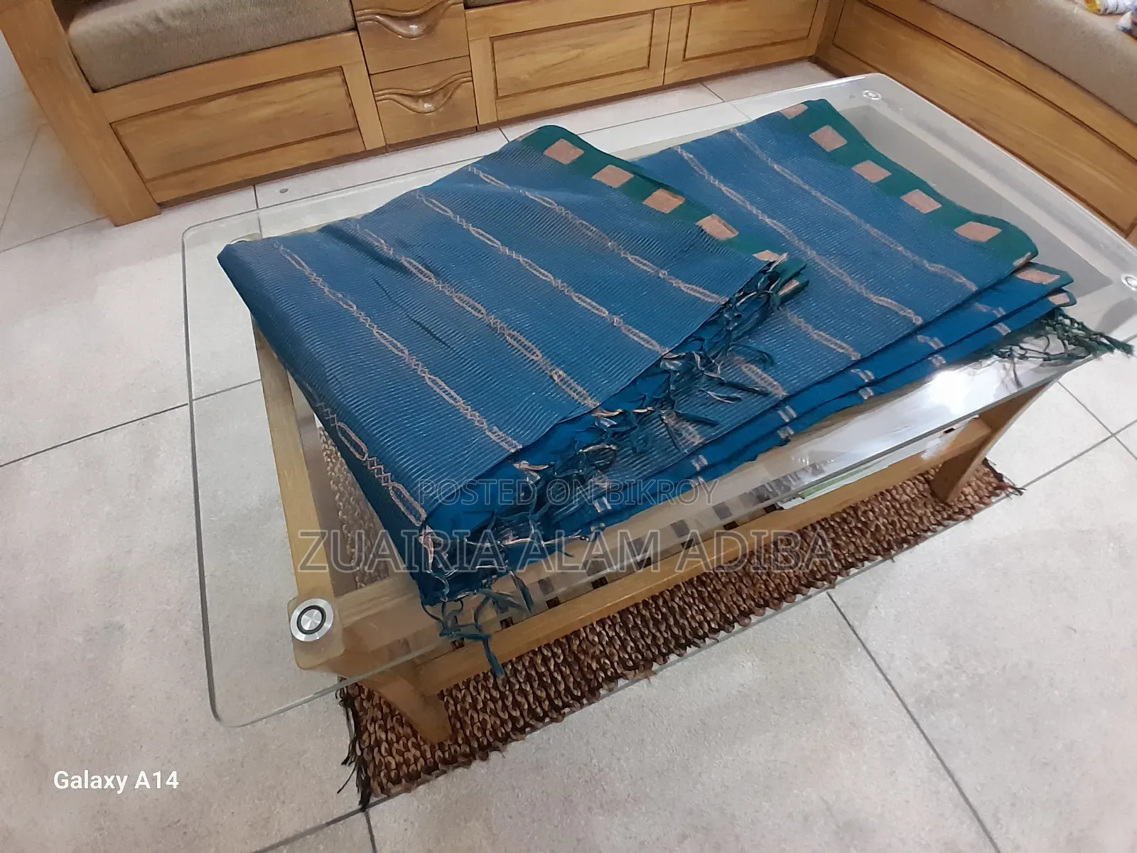 Sarees White-Handbloom, Sea Green-Tangail, Purple-, White-Yellowish