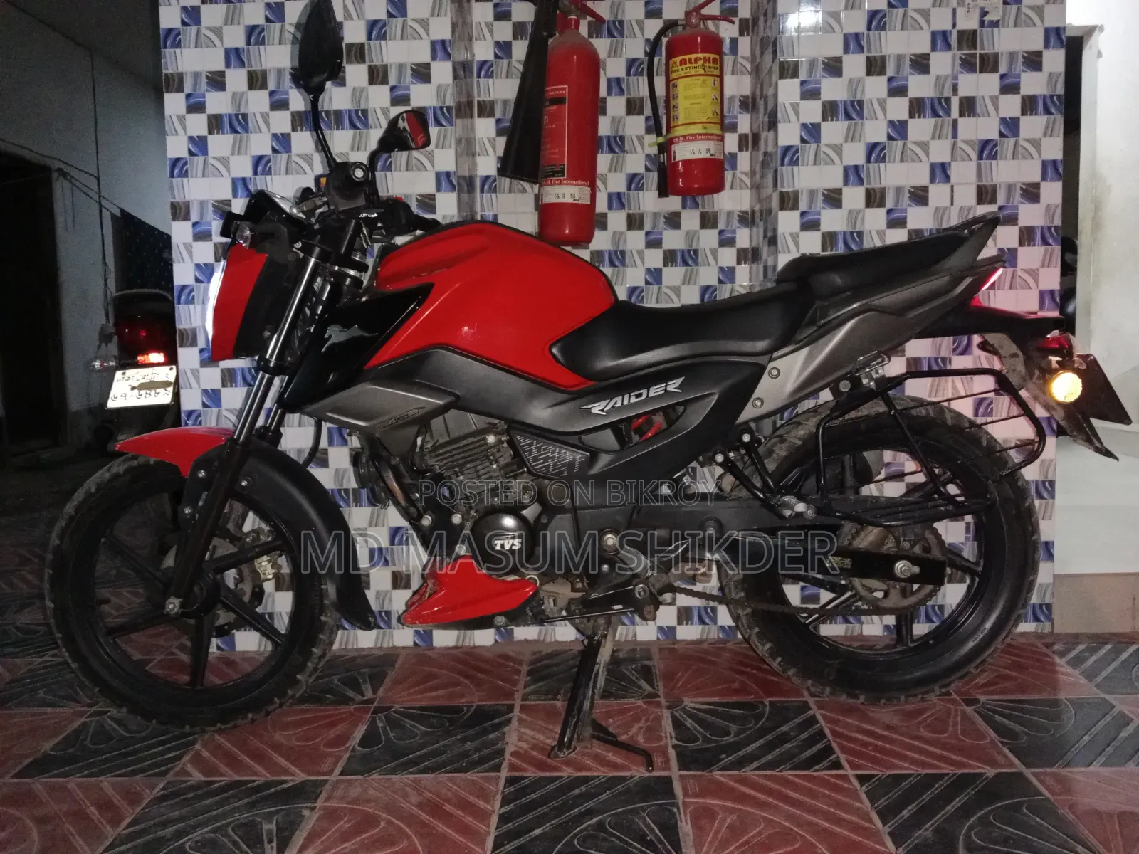 TVS Raider 125 2024 Red
