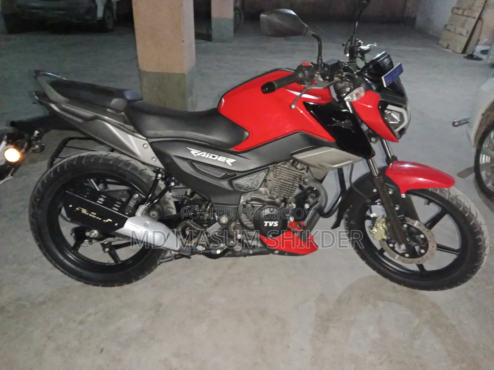 TVS Raider 125 2024 Red