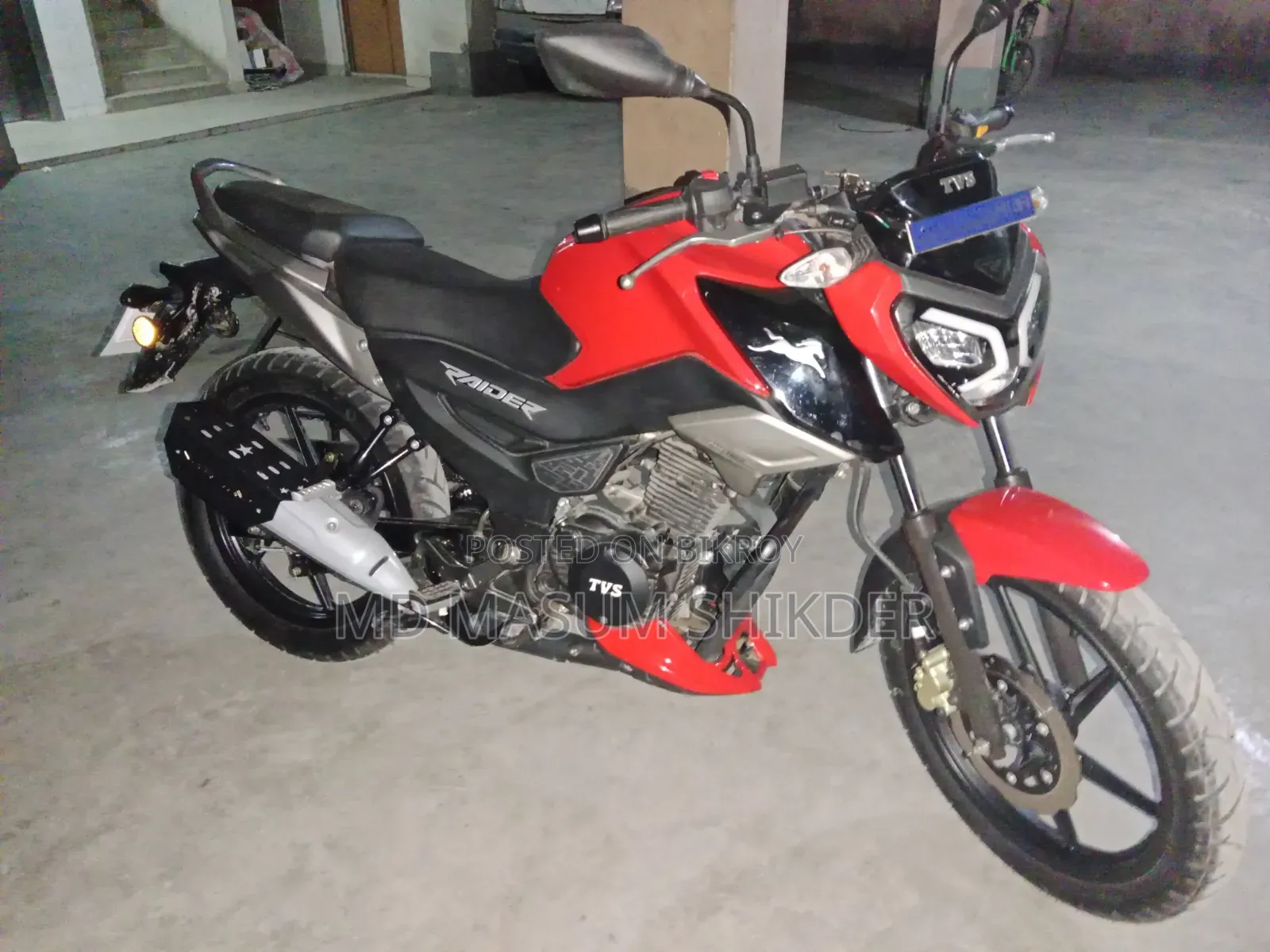 TVS Raider 125 2024 Red