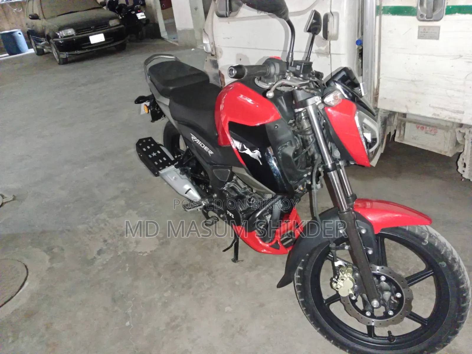 TVS Raider 125 2024 Red