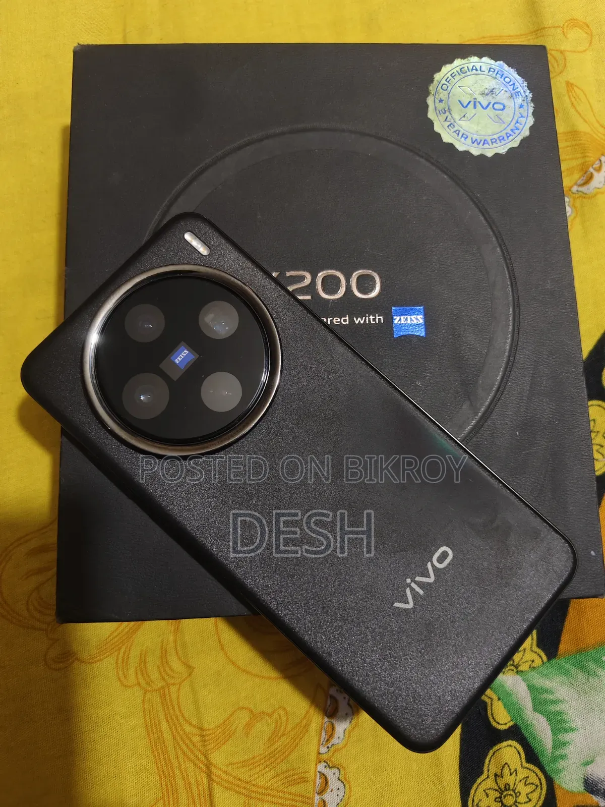 ভিভো এক্স২০০ ৫১২ জিবি কালো