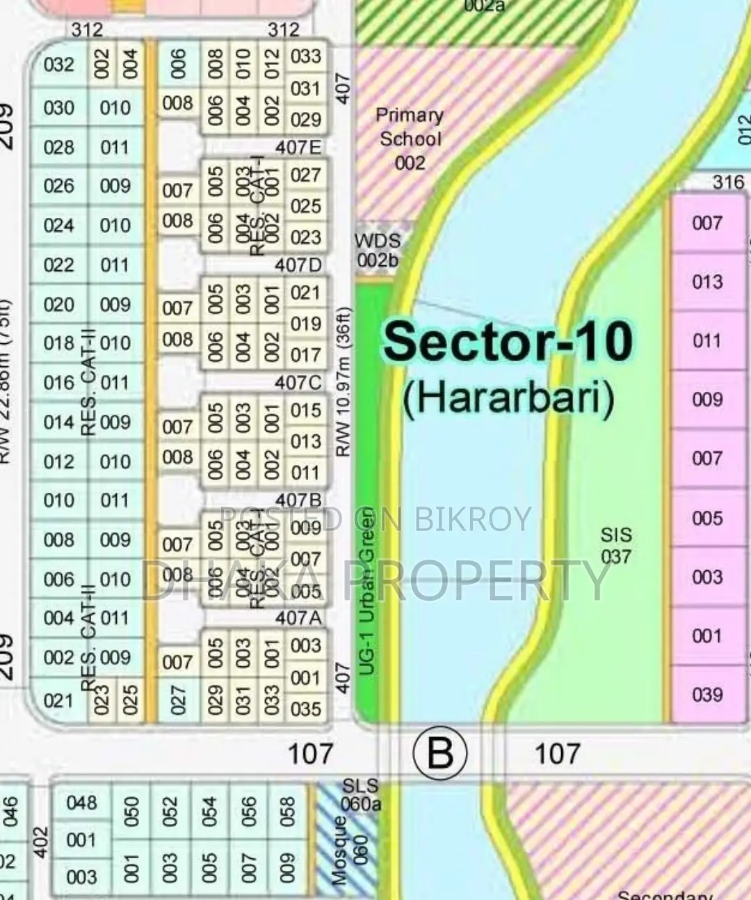 Nearby 300ft 3 Katha Lake South at Sector-10