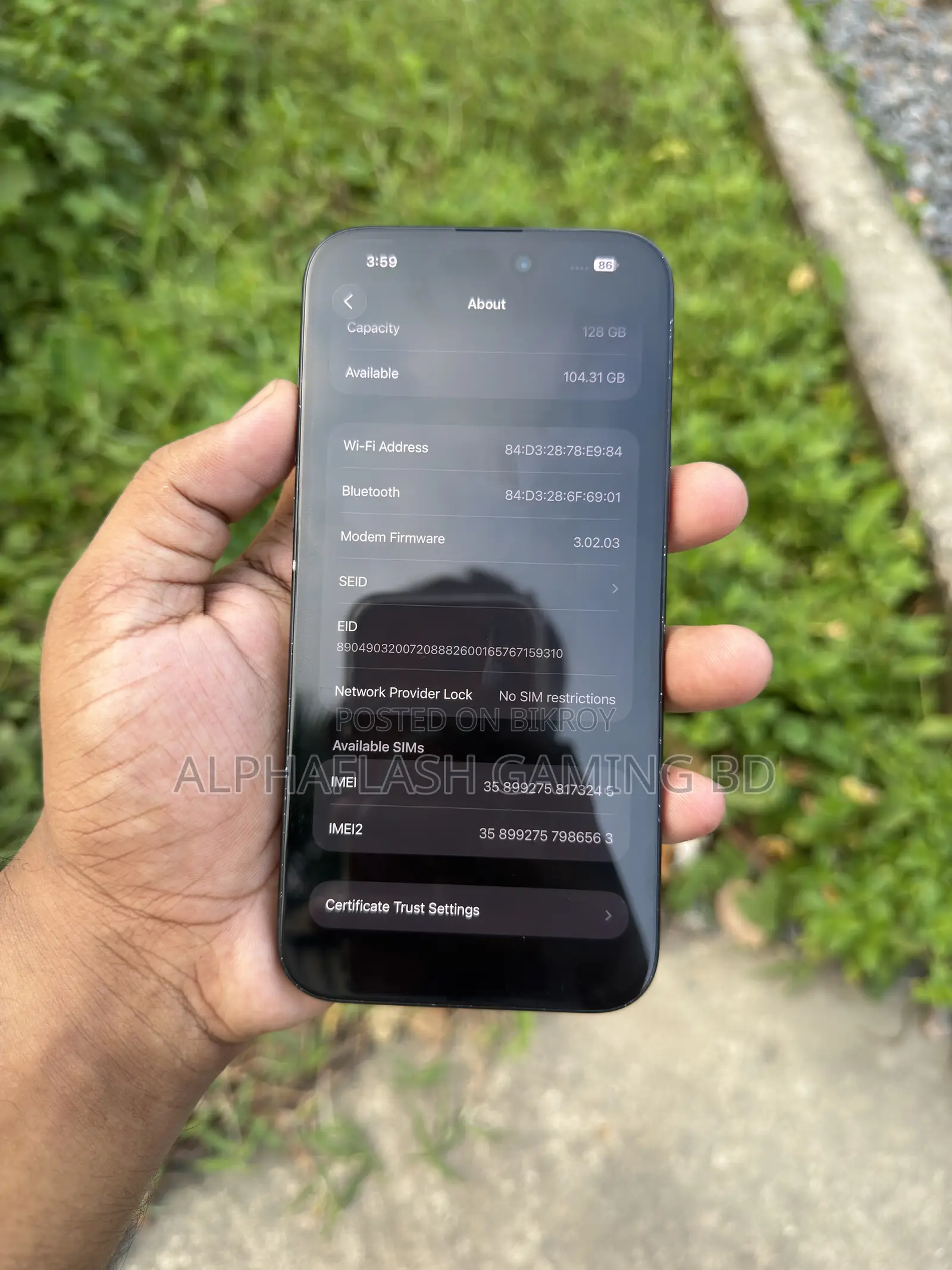 Apple iPhone 15 Plus 128 GB Black