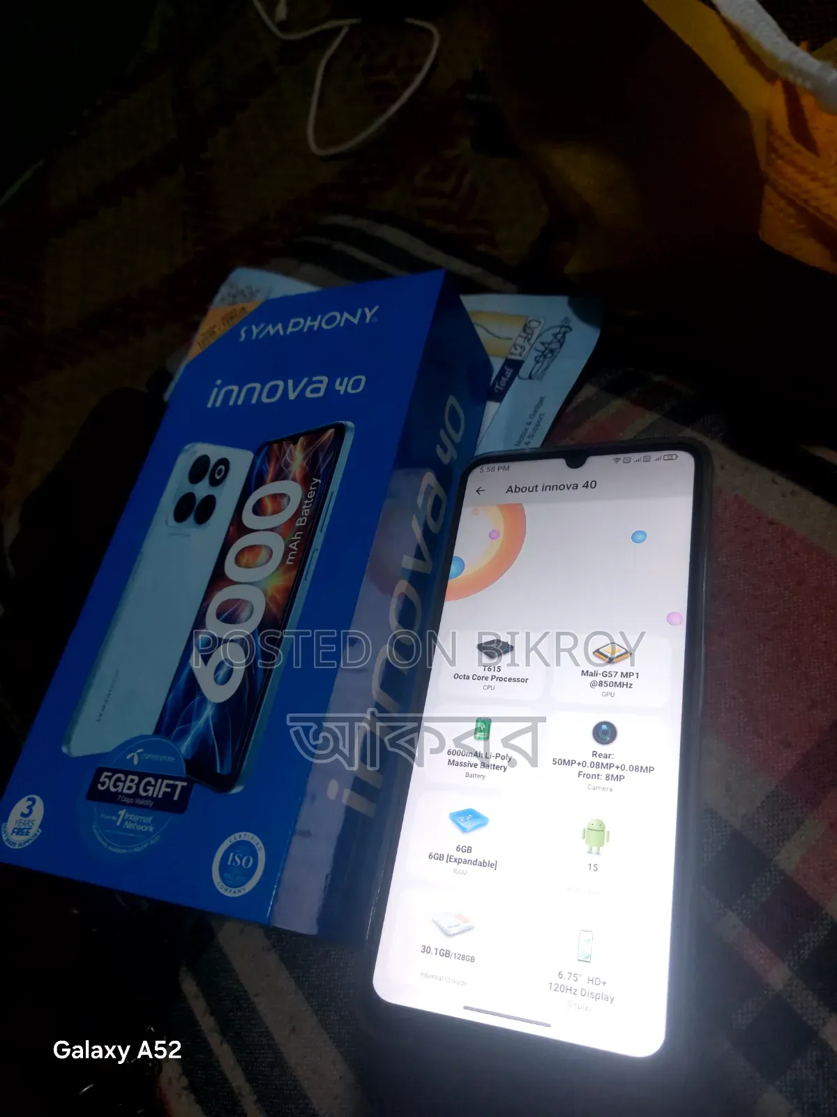 Symphony Innova 40 128 GB Blue