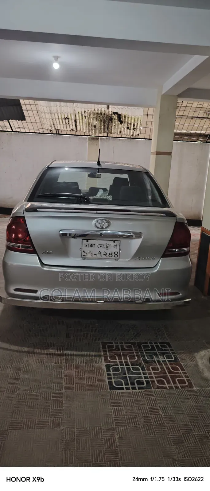 Toyota Allion 2002 Silver