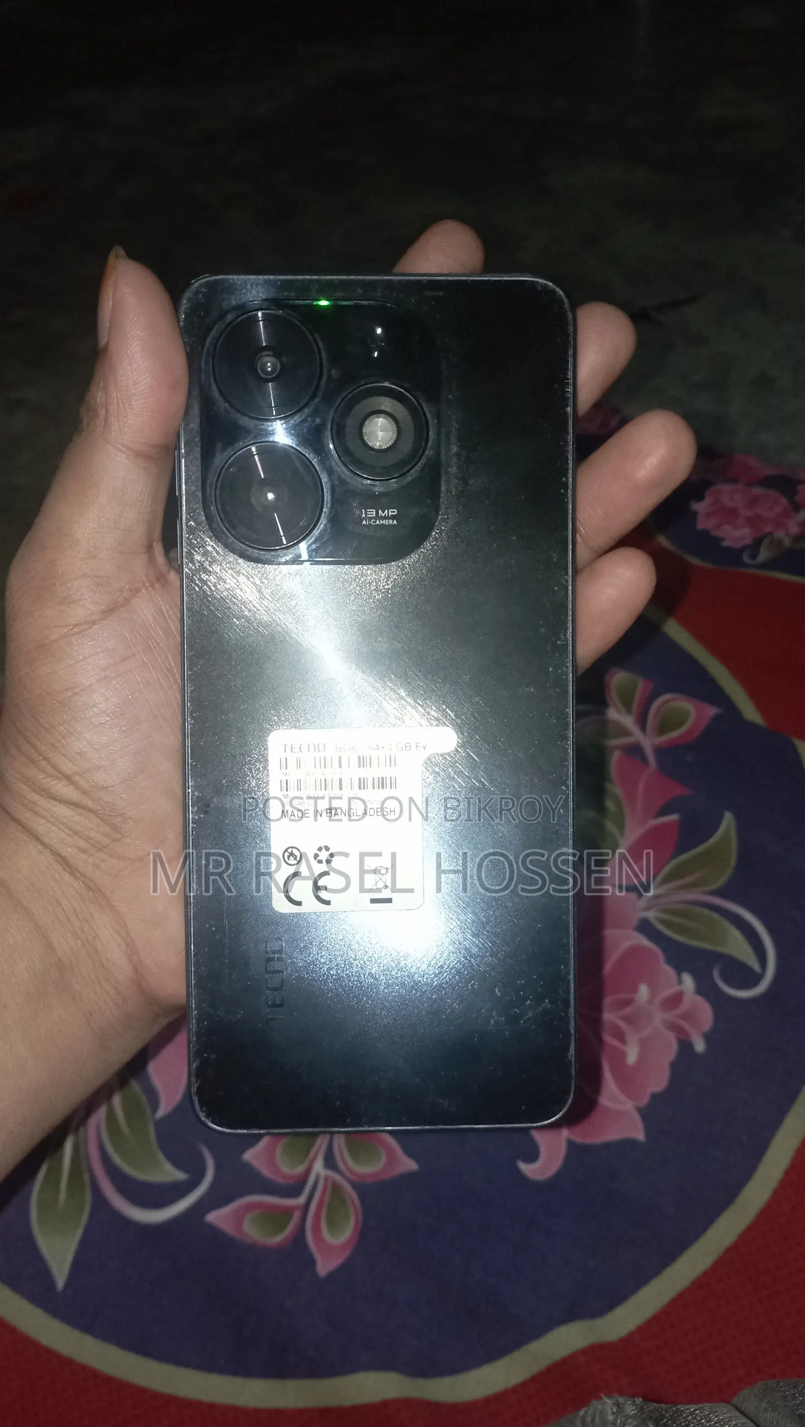 Tecno Spark Go 64 GB Black