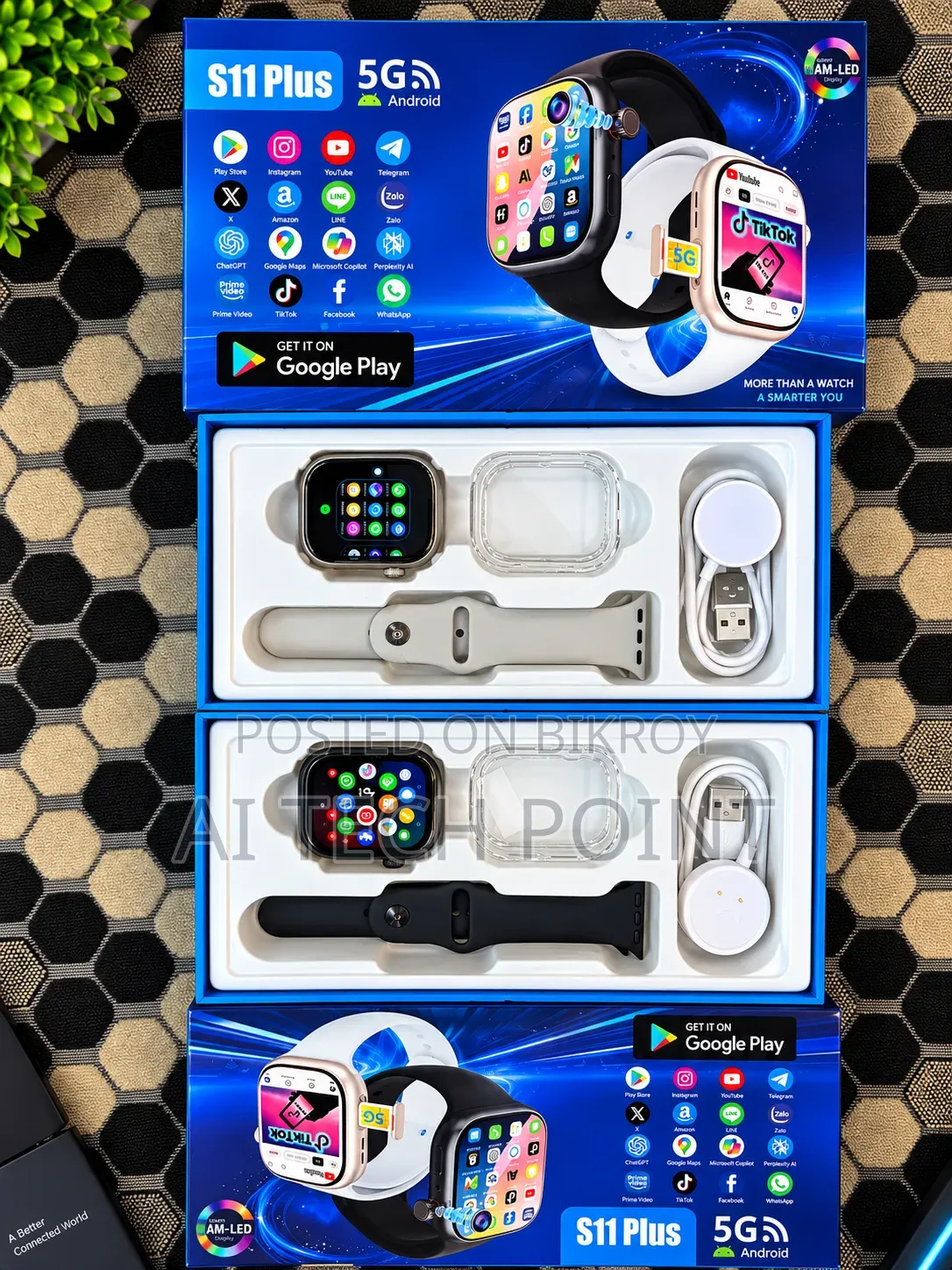 S11 Plus 5G Android Smart Watch