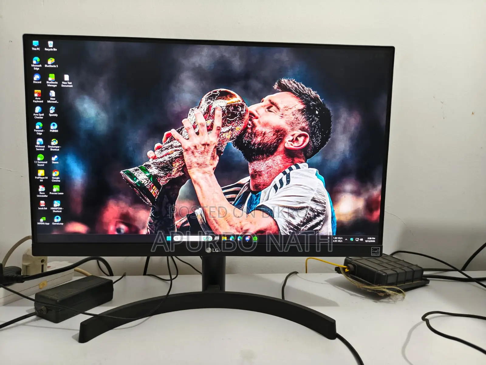LG 22mk600m-B ২১.৫ ইঞ্চি আইপিএস ফুল এইচডি ৭৫ হার্জ মনিটর