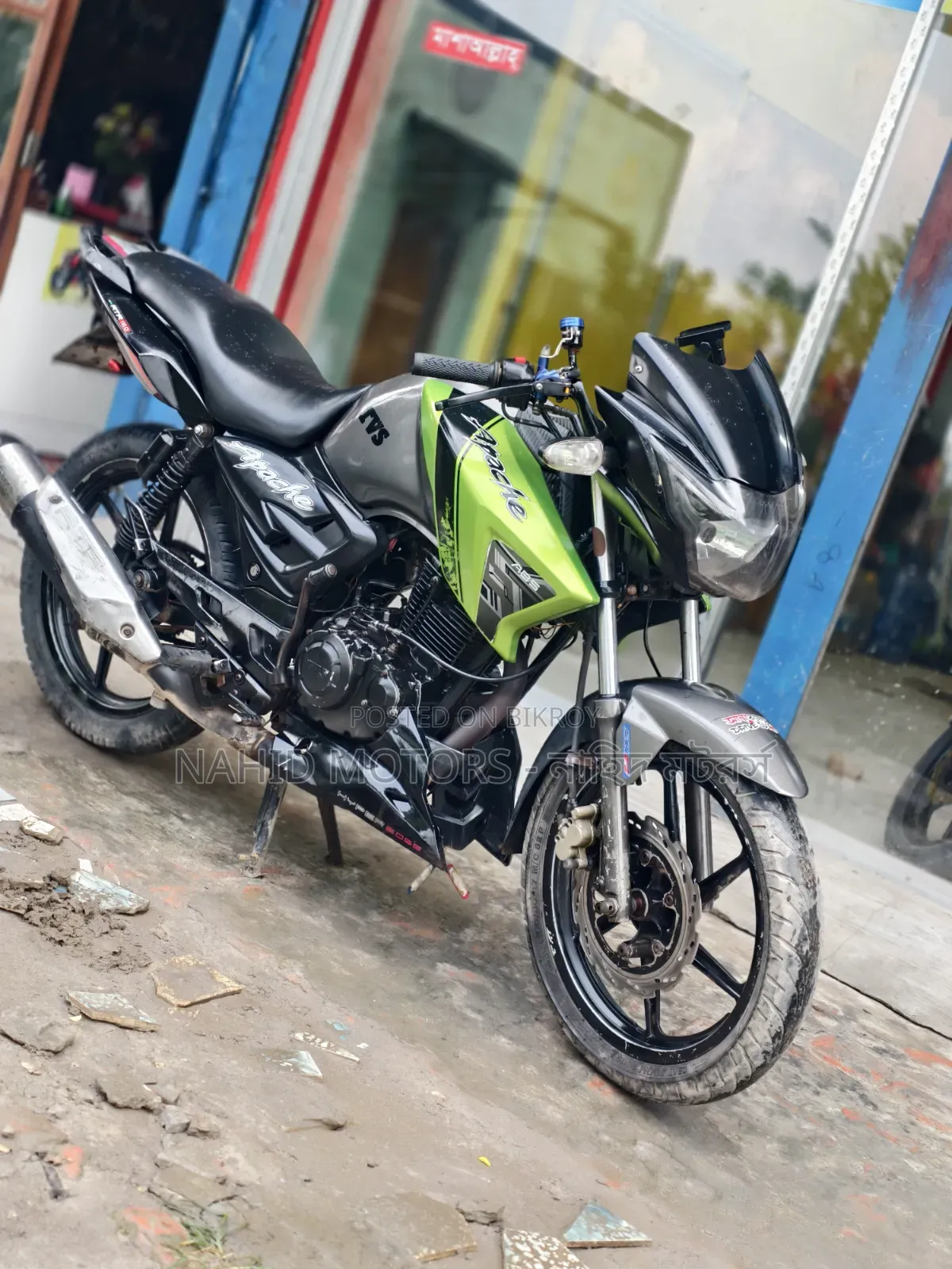 টিভিএস আপাচি আরটিআর ১৬০ টুভি ২০১৫ গ্রে