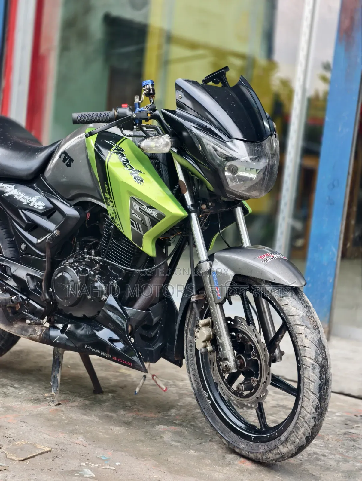 টিভিএস আপাচি আরটিআর ১৬০ টুভি ২০১৫ গ্রে