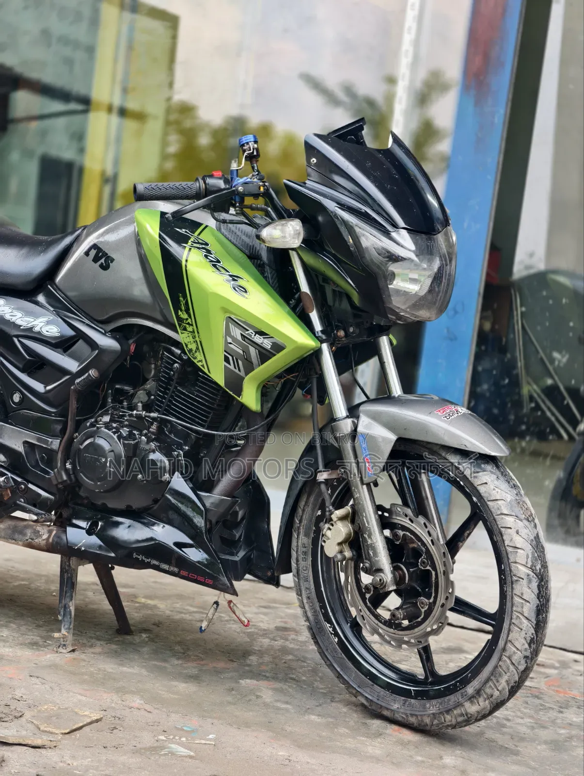 টিভিএস আপাচি আরটিআর ১৬০ টুভি ২০১৫ গ্রে