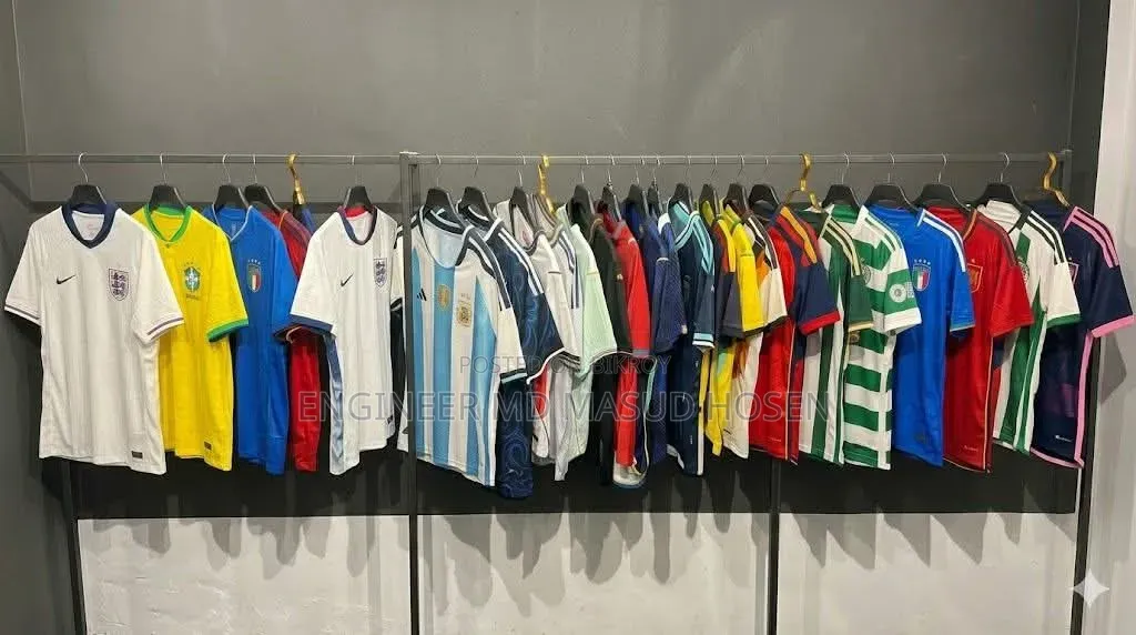 Stock clearance 400/500 pcs jerseys of different clubs from 23/24 session on sale