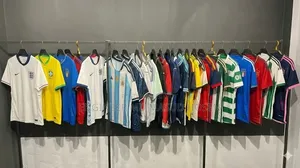 Stock clearance 400/500 pcs jerseys of different clubs from 23/24 session on sale