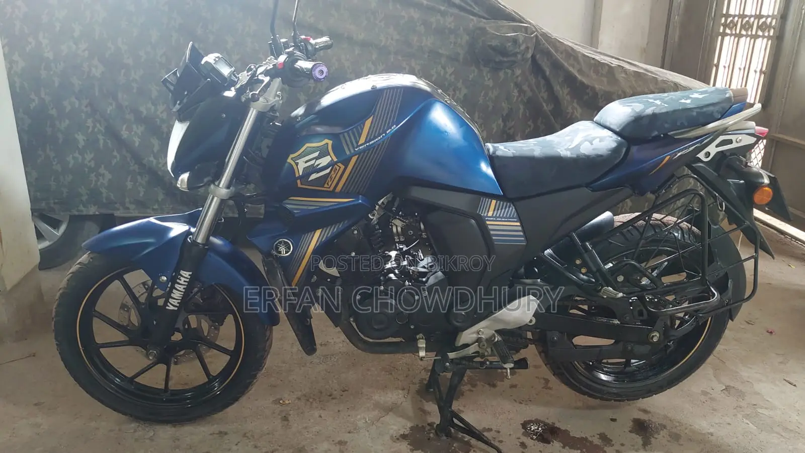 Yamaha FZS V2 ২০২৩ নীল