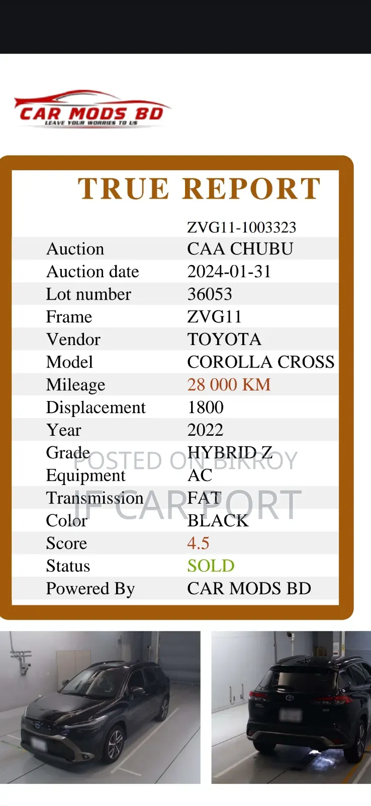 Toyota Corolla Cross 1.8 Hybrid AWD 2021 Matt Black