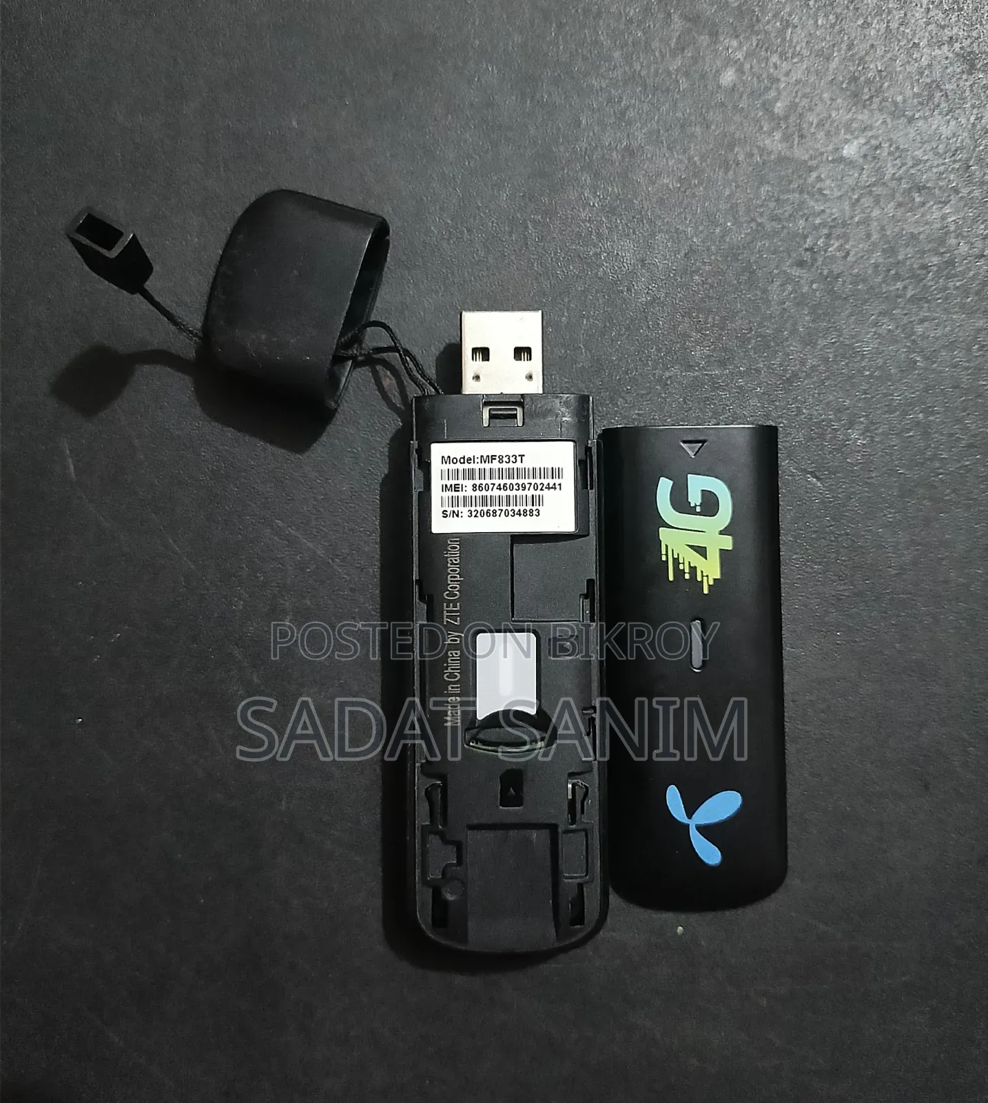 ZTE MF833T 4G LTE Modem (Grameenphone) - Unused Brand New