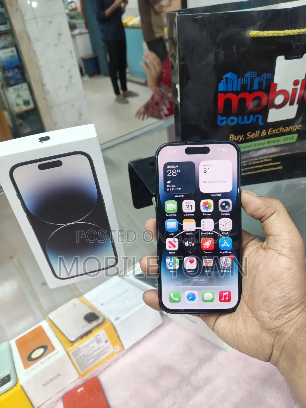 অ্যাপল আইফোন ১৪ প্রো ১২৮ জিবি কালো