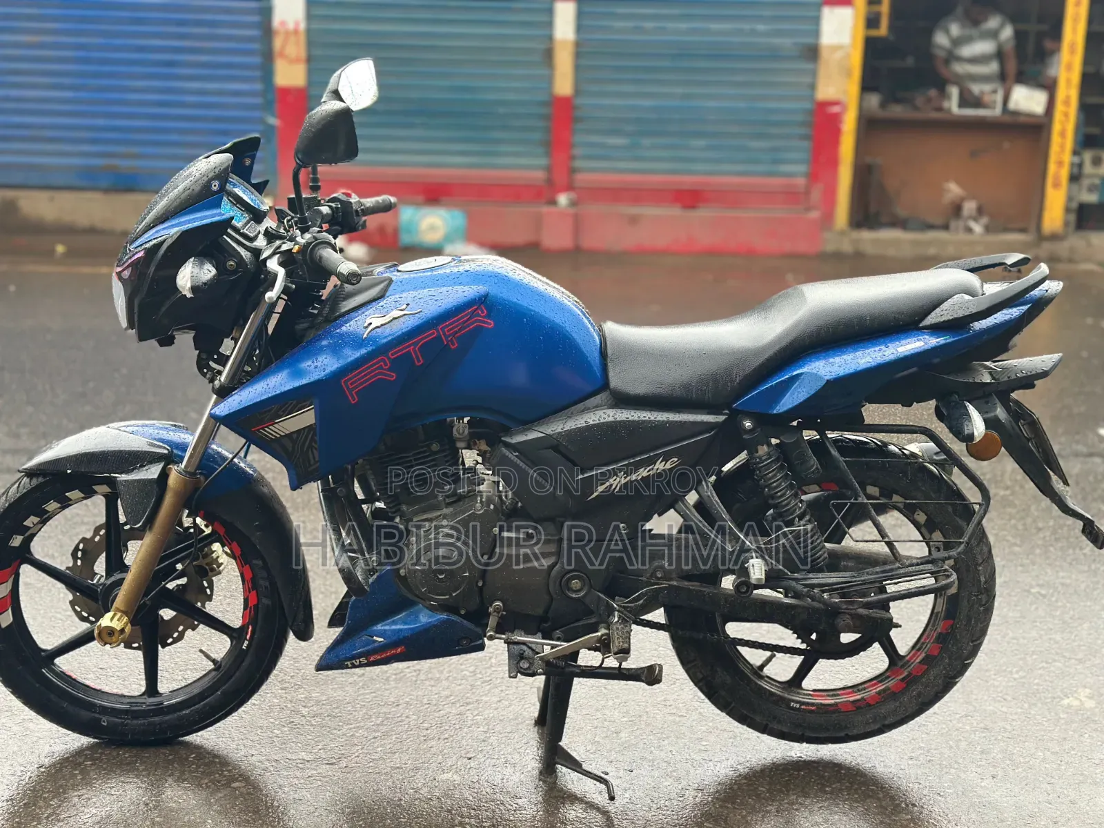 টিভিএস আপাচি আরটিআর ১৬০ টুভি ২০২০ নীল