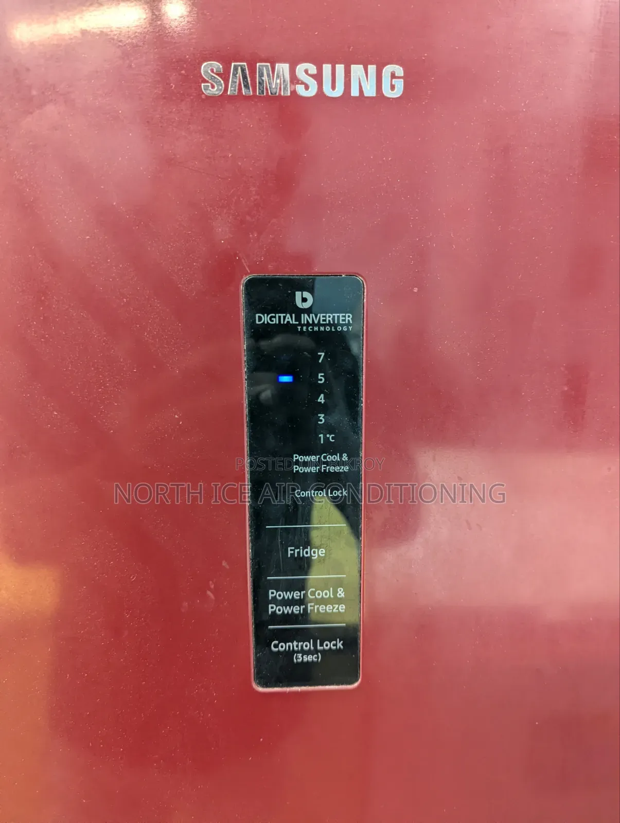 Samsung Red Colour RT Series Frost Fridge Inverter 321 Ltr.