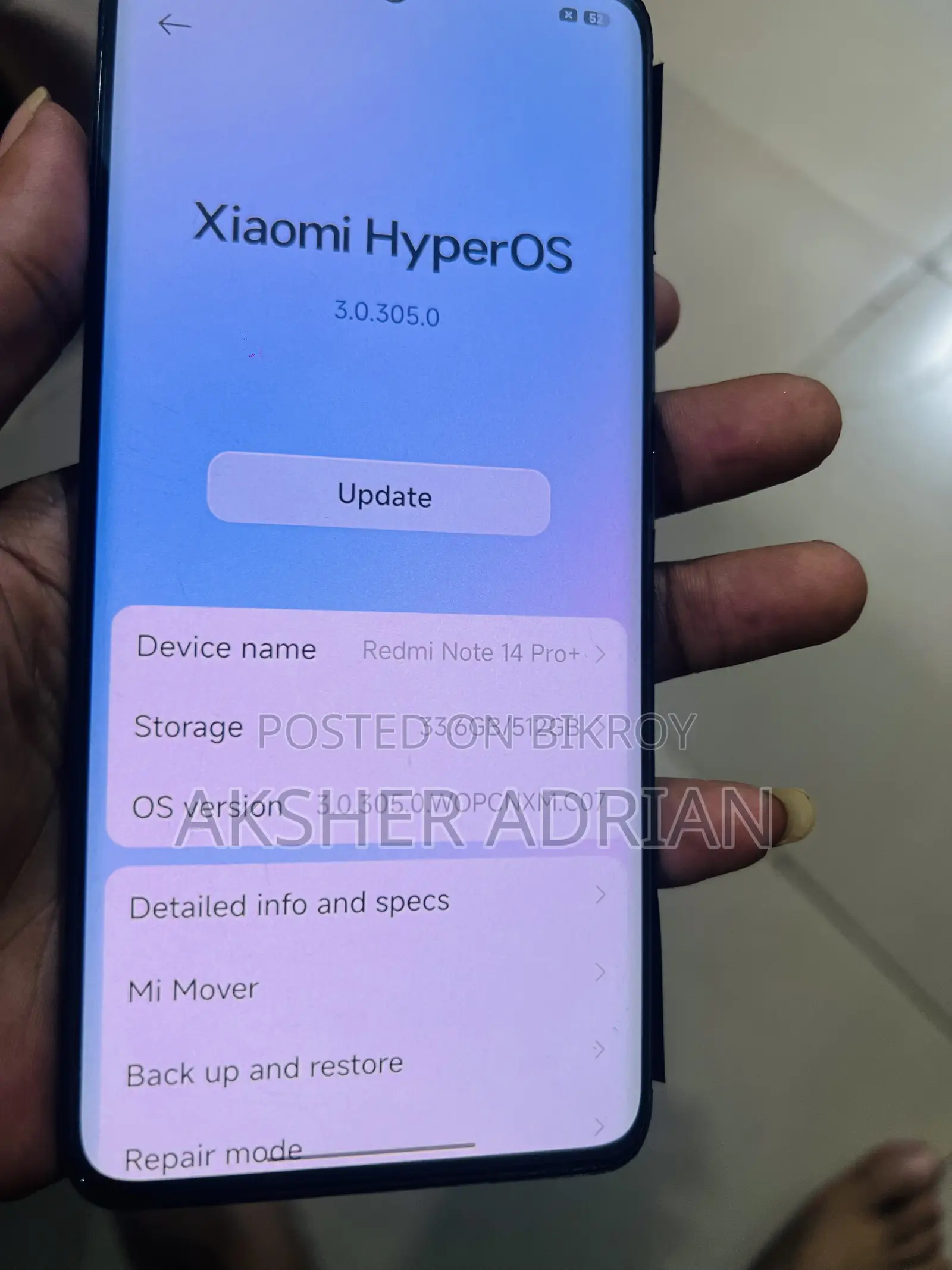 Xiaomi Redmi Note 14 Pro+ 5G 512 GB Black