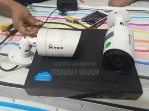 YCX 4-in-1 Outdoor Bullet CCTV Camera (Used - Fully Working)