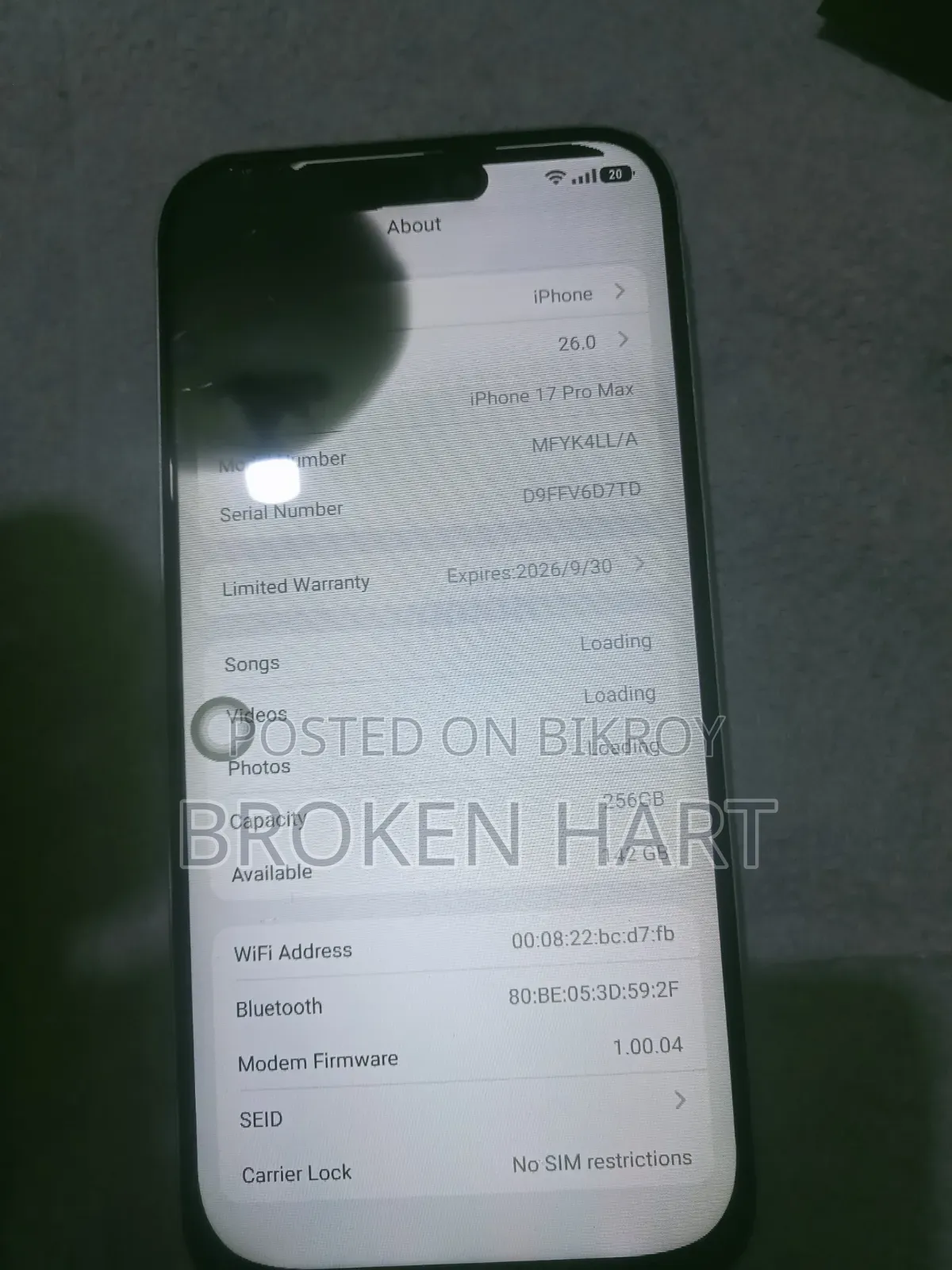 Apple iPhone 17 Pro Max 256 GB Silver