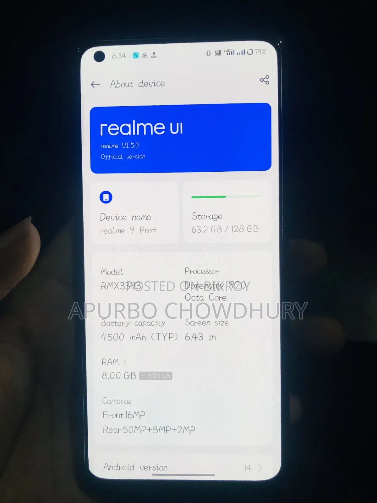 Realme 9 Pro+ 128 GB Black